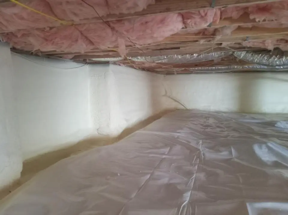 Crawl space encapsulation with closed-cell spray foam for Attic Insulation in Avra Valley
