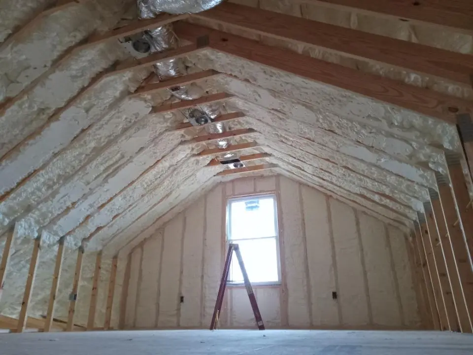 Spray foam roofing application for Crawl Space Insulation project in Avra Valley